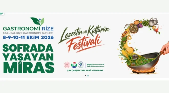 Rize’de gastronomi sadece sofrada değil, hayatın her yerinde